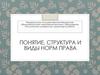 Понятие, структура и виды норм права