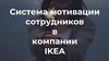 Маленькие хитрости большого бизнеса (1). Система мотивации сотрудников в компании IKEA