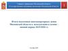 Итоги подготовки многоквартирных домов Московской области к ОЗП на 09.10.2019