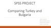 Comparing Turkey and Bulgaria