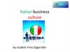 Italian business culture