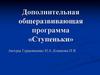 Дополнительная общеразвивающая программа «Ступеньки»