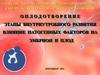Оплодотворение. Этапы внутриутробного развития влияние патогенных факторов на эмбрион и плод