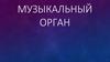 Музыкальный орган