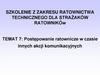 Postępowanie ratownicze w czasie innych akcji komunikacyjnych