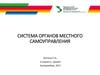 Система органов местного самоуправления