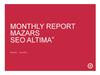Monthly report mazars seo Altima°
