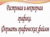 Растровая и векторная графика. Форматы графических файлов