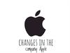 Changes in the company Apple