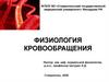 Физиология кровообращения