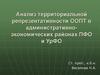 Анализ территориальной репрезентативности ООПТ в административно-экономических районах ПФО и УрФО