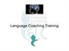 Language Coaching Training