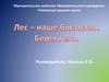 Лес - наше богатство. Береги его