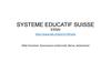 Systeme educatif suisse essai