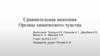 Сравнительная анатомия. Органы химического чувства