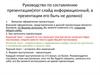 Руководство по составлению презентации