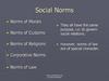 Social Norms