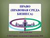 Право (правовая среда бизнеса)