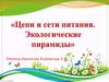 Цепи и сети питания. Экологические пирамиды