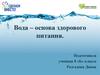 Вода – основа здорового питания