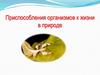 Приспособления организов к жизни в природе
