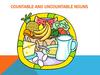 Countable and uncountable nouns