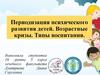 Периодизация психического развития детей. Возрастные кризы. Типы воспитания