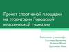 Проект спортивной площадки на территории Городской классической гимназии