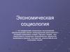 Экономическая социология