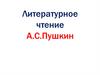 Литературное чтение. А.С.Пушкин