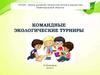 Командные экологические турниры