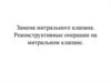 Замена митрального клапана. Реконструктивные операции на митральном клапане