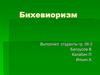Бихевиоризм (от английского Behavior - поведение)