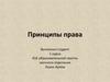 Принципы права