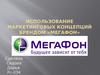 Использование маркетинговых концепций брендом «Мегафон»