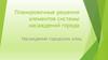 Планировочные решения элементов системы насаждений города. Насаждение городских улиц