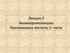 Биомакромолекулы. Нуклеиновые кислоты