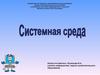 Системная среда