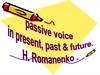 Passive voice in present