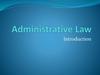 Administrative Law. Introduction. Course Introduction
