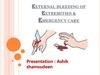 External bleeding of extremities & emergency care