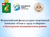 Комплекс «Готов к труду и обороне» в Кунгурском муниципальном районе