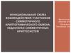 Функциональная схема взаимодействия участников симметричного криптографического обмена. Недостатки симметричных криптосистем