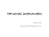 Intercultural Communication