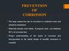 Prevention of corrosion