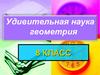 Удивительная наука геометрия