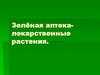 Зелёная аптека - лекарственные растения