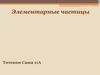 Элементарные частицы