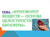 Круговорот веществ - основа целостности биосферы