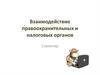 Взаимодействие правоохранительных и налоговых органов